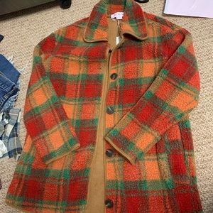 Lisa Says Gah jesse fuzzy suede lined jacket